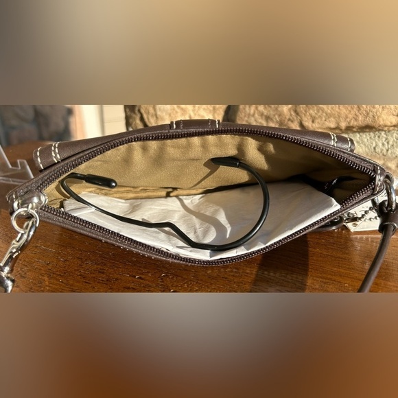 Coach Soho Brown Leather Large Wristlet Clutch F40574 NWT - Picture 10 of 17